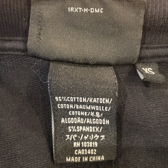 Womens Harley Davidson black full zip sweatshirt pink satin trim jeweled biker - Picture 9 of 10